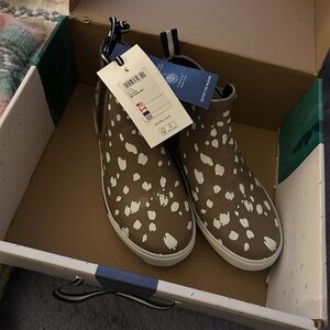 Joules Rainwell beige deer rain Boots new in box size 7